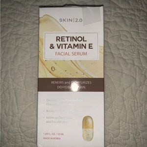 Retinol & Vitamin E Facial Serum Wrinkles Acne Scars Anti Aging Korean Skin Care